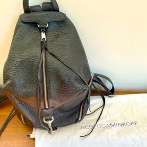 Rebecca Minkoff Julian Backpack (black leather)